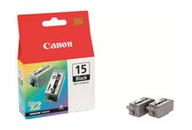 Canon BCI-15 - Pack de 2 - noir - cartouche d