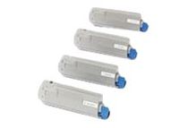 OKI 43865721 - jaune - cartouche laser d
