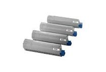 OKI 43459369 - jaune - cartouche laser d