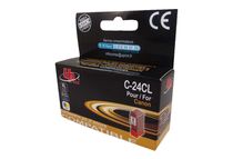 Cartouche compatible Canon BCI-24 - cyan, magenta, jaune - Uprint