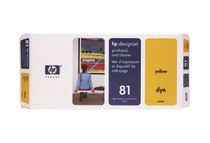 HP 81 - jaune - tête d