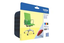 Brother LC225XL/LC229XL - Pack de 4 - noir, cyan, magenta, jaune - cartouche d