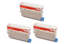 OKI 46507505 - jaune - cartouche laser d