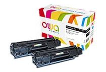 Cartouche laser compatible HP 78A - pack de 2 - noir - Owa K35356OW