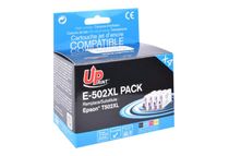 Cartouche compatible Epson 502XL Jumelles - pack de 4 - noir, cyan, magenta, jaune - Uprint