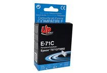 Cartouche compatible Epson T0892 Singe / T0712 Guépard - cyan - Uprint