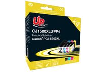 Cartouche compatible Canon PGI-1500XL - pack de 4 - noir, cyan, magenta, jaune - Uprint