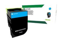 Lexmark 802S - cyan - cartouche laser d