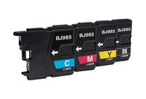 Cartouche compatible Brother LC985 - pack de 4 - noir, jaune, cyan, magenta - Uprint