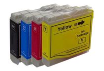 Cartouche compatible Brother LC985 - pack de 4 - noir, jaune, cyan, magenta - Switch 
