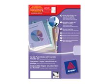 Avery - Double pochette intercalaire 6 positions - A4 Maxi - polypropylène