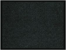 Tapis de sol absorbant RAINBOW - 40 x 60 cm - en polyamide - noir