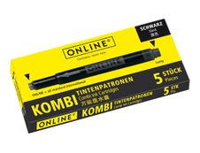 Online Kombi - 5 Cartouches d'encre noir