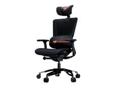 Fauteuil gamer Argo - accoudoirs réglables - appui-tête intégré - noir