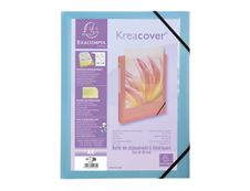 Exacompta Kreacover Pastel - Boîte de classement personnalisable - dos 40 mm - disponible dans différentes couleurs pastels