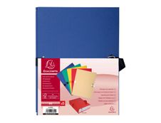 Exacompta - 5 Chemises à sangle dos extensible - pour 1000 feuilles - couleurs assorties