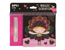 Apli Kids - Cartes à gratter Fées - 8 feuilles