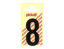 Pickup - Étiquette autocollante - 90 mm - Chiffre 8 - noir mat