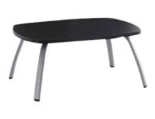 Table basse AINHOA - côtés arrondis - anthracite