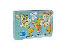 Apli Kids - Puzzle 24 pièces - map monde
