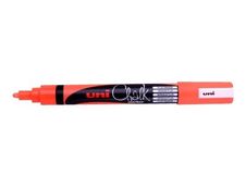 UNI CHALK - Marqueur craie - pointe moyenne conique - orange