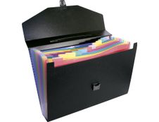 Viquel Rainbow Class - Classeur ménager (valisette trieur) 12 onglets