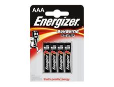 ENERGIZER Power - 4 piles alcalines - AAA LR03