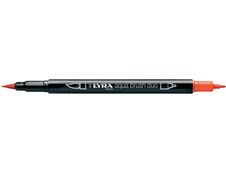 Lyra Aqua Brush Duo - Feutre pinceau double pointe - gris foncé chaud