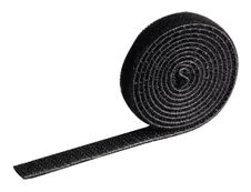 DURABLE CAVOLINE GRIP 10 - rouleau attache-câble auto-agrippant - 1m x 1cm - noir