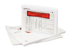 100 pochettes porte documents "ci-inclus" - 16,5 x 22,8 cm - Carton Plus