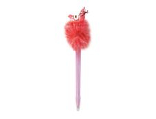 Carpentras - Stylo à bille fantaisie avec plumes - lama