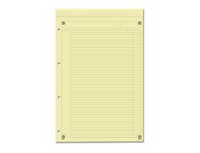 Oxford International - Bloc notes - A4 + - 160 pages - ligné jaune - perforé