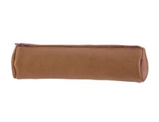 Hamelin - Trousse ronde - cuir teinté caramel marron