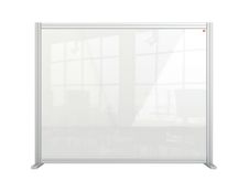 Nobo Premium Plus - Cloison de séparation - 120 x 100 cm - acrylique clair