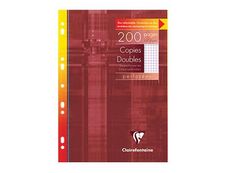 Clairefontaine - 200 copies doubles A4 - petits carreaux (5x5 mm) avec marge - perforées