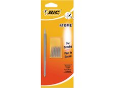 BIC Atome - Porte plume avec 6 plumes - disponible dans différentes couleurs