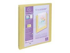 Exacompta Kréacover Pastel - Classeur à anneaux personnalisable - Dos 40 mm - A4 - pour 275 feuilles - disponible dans différentes couleurs