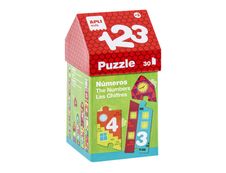 Apli Kids - Puzzle maisonnette 123 - les chiffres