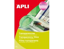 Apli Paper - Films transparents pour rétroprojecteur - A4 - 50 feuilles - impression jet d'encre