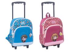 3661507522593-Sac maternelle à roulettes Harry Potter Chibi - 1 compartiment - Au choix : Harry ou Hermione - Kid'Ab--0