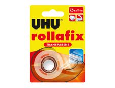 UHU rollafix - Distributeur avec ruban de bureau transparent 19 mm x 7,5 m