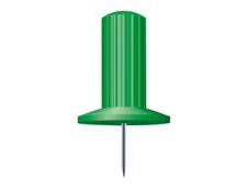 Exacompta - 25 Épingles papic - 10 mm - vert