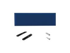 Panneau acoustique LEONARDO avec patine de fixation noir - L120 x 40 cm - Bleu