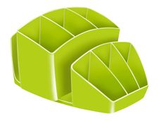 CEP Gloss - Multipot à crayons 8 compartiments - vert anis