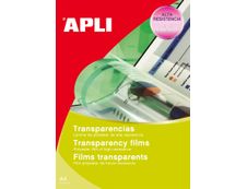 Apli Paper - Films transparents pour écriture manuelle - A4 - 100 feuilles