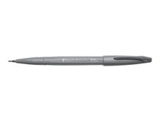 Pentel - Feutre pinceau à pointe souple - gris