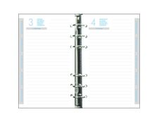 Recharge pour organiseur Exatime 17 - 1 jour par page - septembre à septembre - 10,5 x 17,2 cm - Exacompta