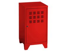 Casier de bureau avec pieds - 74 x 40 x 40 cm - rouge