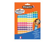 Cléopâtre - 528 gommettes géométriques - 8 couleurs - repositionnables
