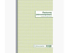 Exacompta - Manifold Carnet de factures pour micro-entrepreneurs - 50 dupli - A4